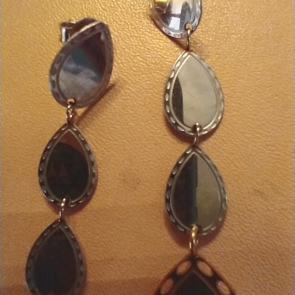 Nomination stainless steel and rose gold earrings - Picture 4 of 7